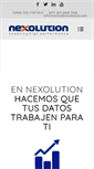 Mobile Screenshot of nexolution.com